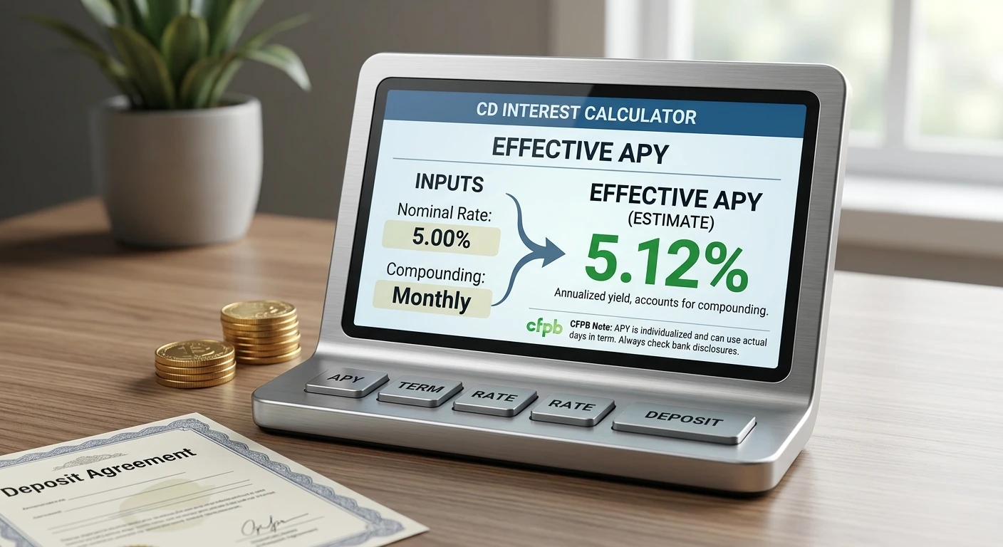 CD Interest Calculator: Calculate Certificate of Deposit Interest and Maturity Value