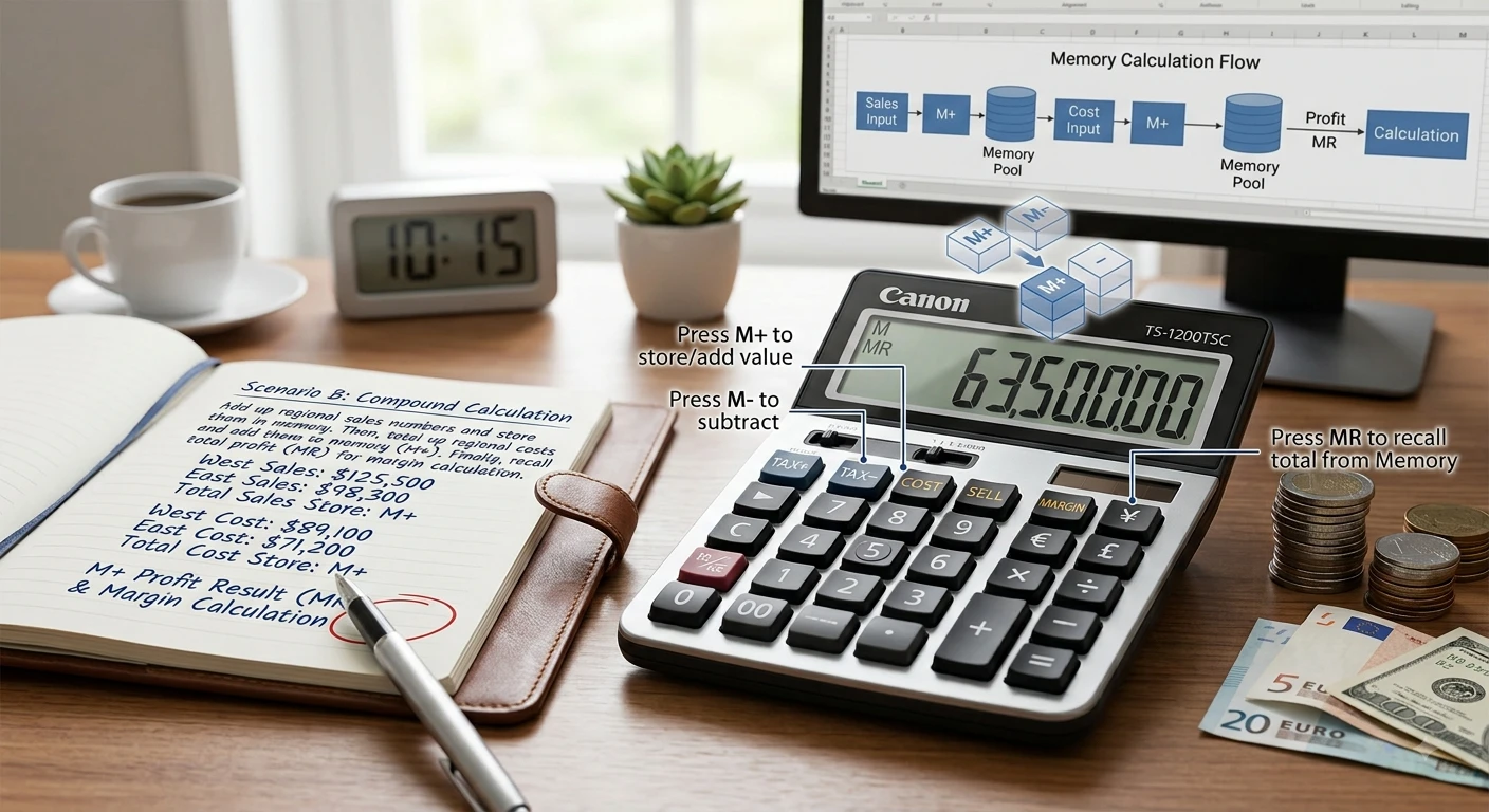 Canon TS-1200TSC Desktop Calculator