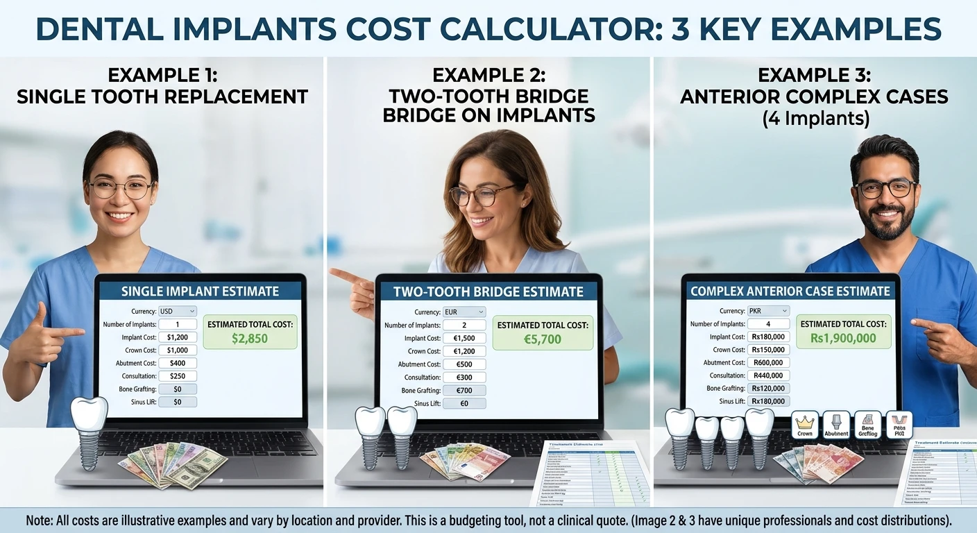 Dental Implants Cost Calculator