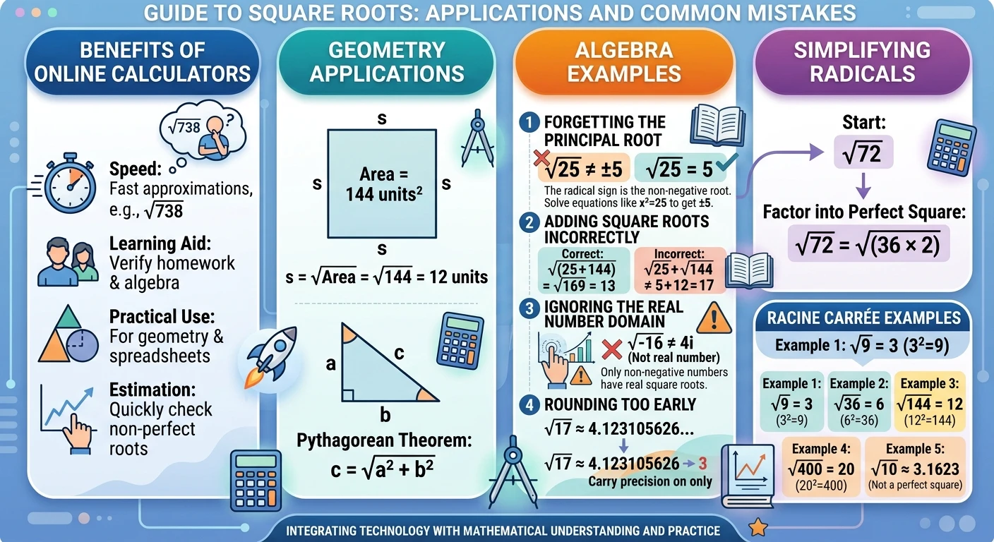 Racine Carrée Calculator: Calculate Square Roots Online