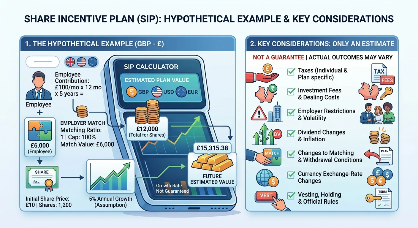 Share Incentive Plan Calculator